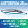 Boat Cover Support Pole, Adjustable Support System for Jon Boats,