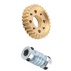 Worm Speed Reducer 28:1 Reduction Ratio Motor Internal Drive Accessories