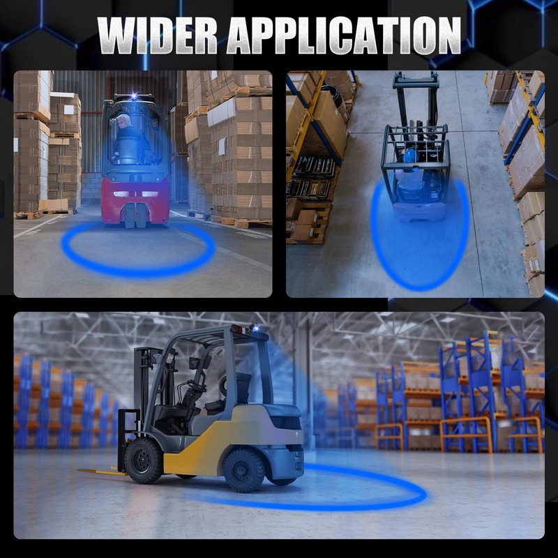 New LED Forklift Safety Light Blue Arc Forklift Warning Light