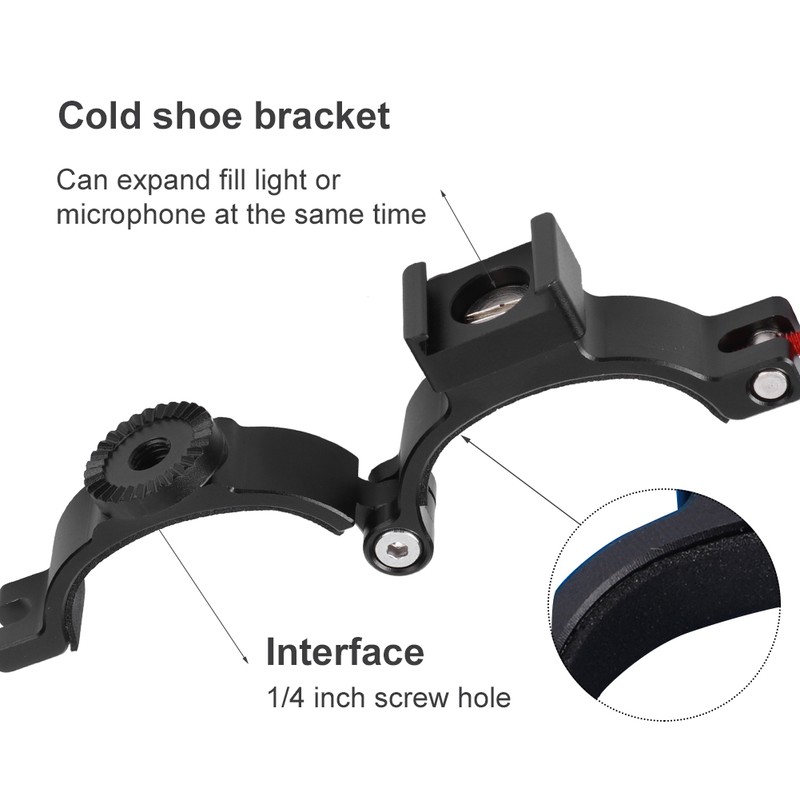 Quick Release Cold Shoe Expansion Bracket for DJI Osmo Mobile2