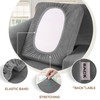 WEERRW 4 Pieces Velvet High Stretch Couch Covers for 3