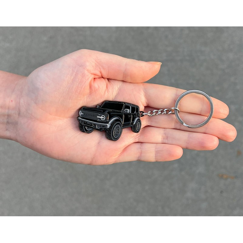 FOUR WHEEL BEAST Bronco Keychain Accessories 4 door key chain