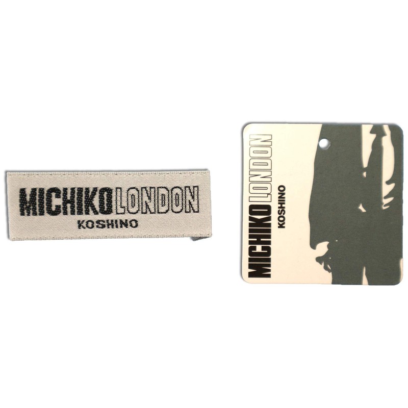 MICHIKO LONDON Brand Necktie, Made in Japan, 100% Silk, Jacquard