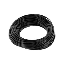 BELI-BECO D105/10 Cable - Copper Wire 1 x 0.2 mm² (1 x 0.50 mm) - 10 m Ring (Black)