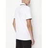 Armani Exchange Men's Double Stripe Polo Shirt, (White 1100), X-Small
