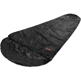 normani Bivvy Sleeping Bag Cover 100% Wind and Waterproof Breathability: 3000 MVP (230 cm x 90 cm) Colour: Black Size 230 x 90 x 60 cm – Zip Right
