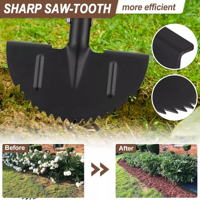 Nicecho Trenches Sidewalk Driveway Garden edging Lawn Landscape Grass weed