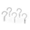 SYMAK Set of 5 Laundry Hooks Clothes Hanger Clips White