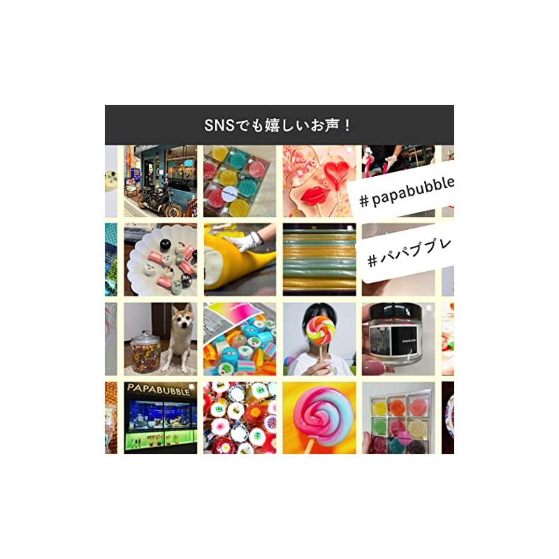 Papabubure Thank You Mix Bottle Type Candy 1.8 oz (50