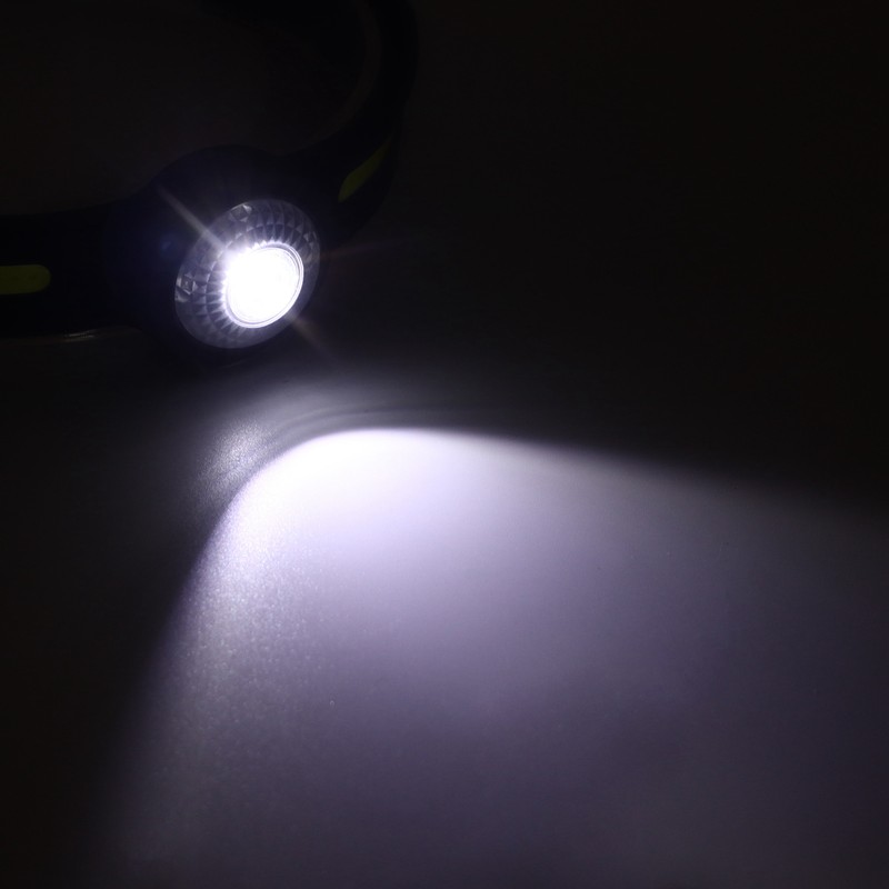 Outdoor LED Headlamp USB Charging 270 Degree COB Floodlight IPX4
