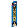Unbranded Foot Massage Advertising Swooper Feather Flag Spa Service