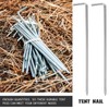 CORHAD 10Pcs Heavy Duty Metal Tent Pegs Wind Resistant Outdoor