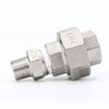 TAISHER 1PCS 304 Stainless Steel Union, 1/2" NPT Female Cast
