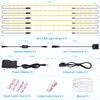 JUSJUBR LED Lights for Shelves, 6 PCS 20 Inch Dimmable