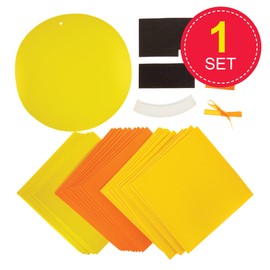 Baker Ross FN004 Sunshine Handprint Class Set - 1 Set Classroom Craft Kits for Kids