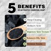 One With Nature Activated Charcoal Soap 4oz 3-Pack – Detoxifying