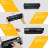 V4INK 2PK Compatible Toner Cartridge Replacement for Canon 104 CRG-104