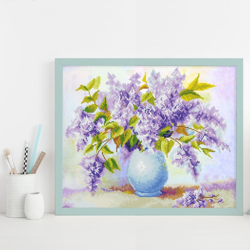 DIAMOND DOTZ Lilac Perfume Diamond Painting Kits for Adults -