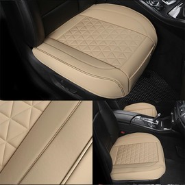DROMEDARY PU Leather Car Seat Covers, Universal Fit,Bottom Seat Covers for Cars