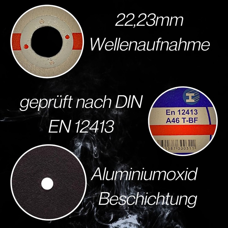 20 INOX Cutting Discs | Choice of Sizes | Diameter