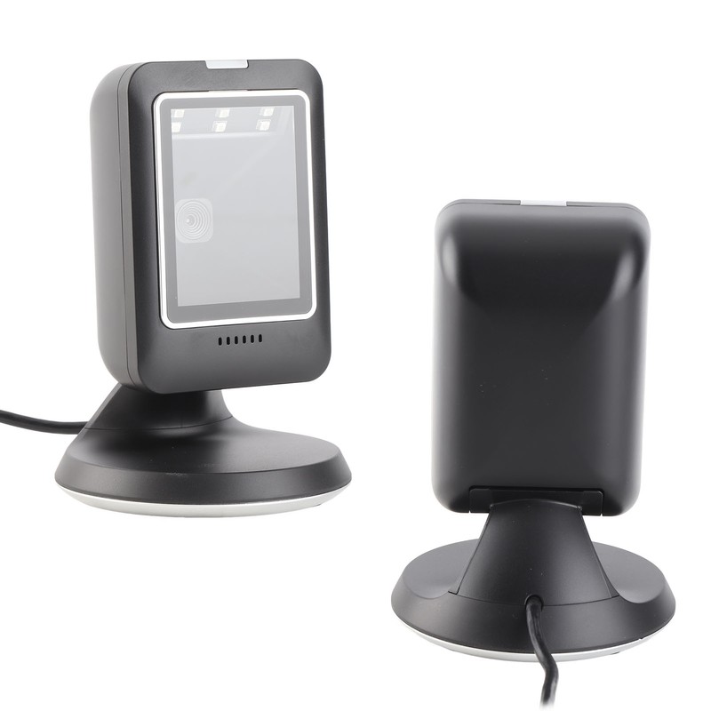 Desktop Barcode Scanner Wide Angle Lens USB Connection 1D 2D