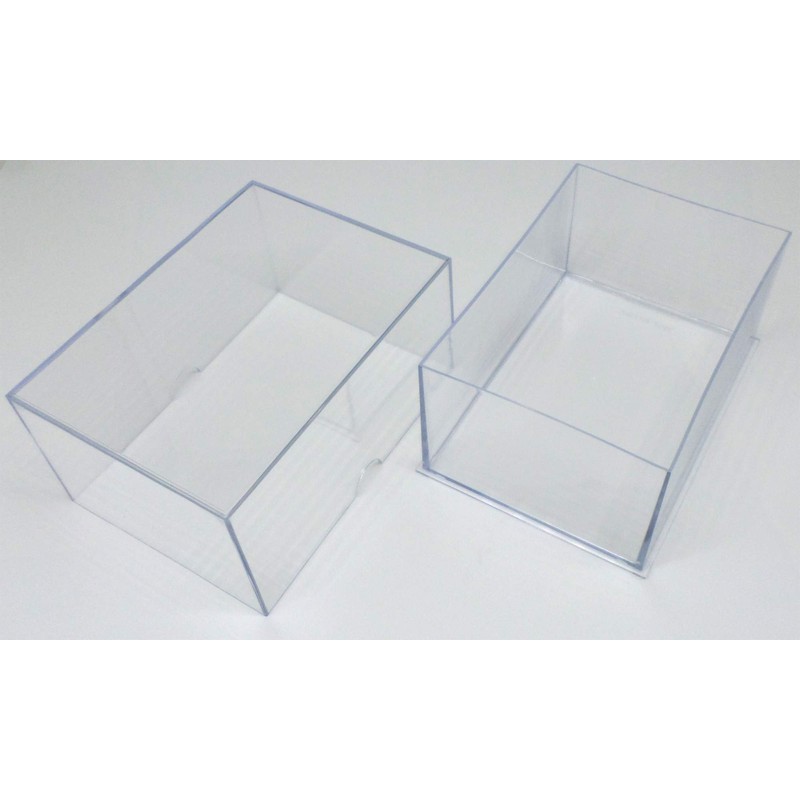 docsmagic.de 4 x 2-Piece Card Box 250-Count Slide - Clear