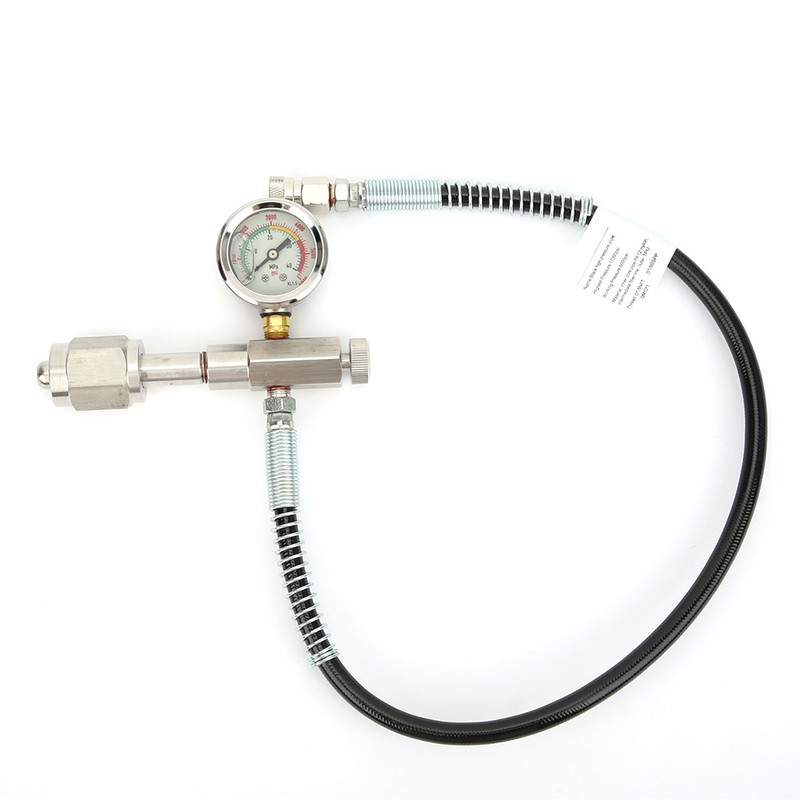 Outdoor Stainless Steel 347 Hex Gauge Valve High Pressure Black