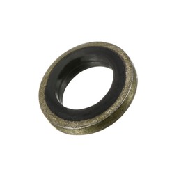 MECCANIXITY Bonded Sealing Washers M8 13.5x8x2mm Carbon Steel Nitrile Rubber Gasket, Pack of 10