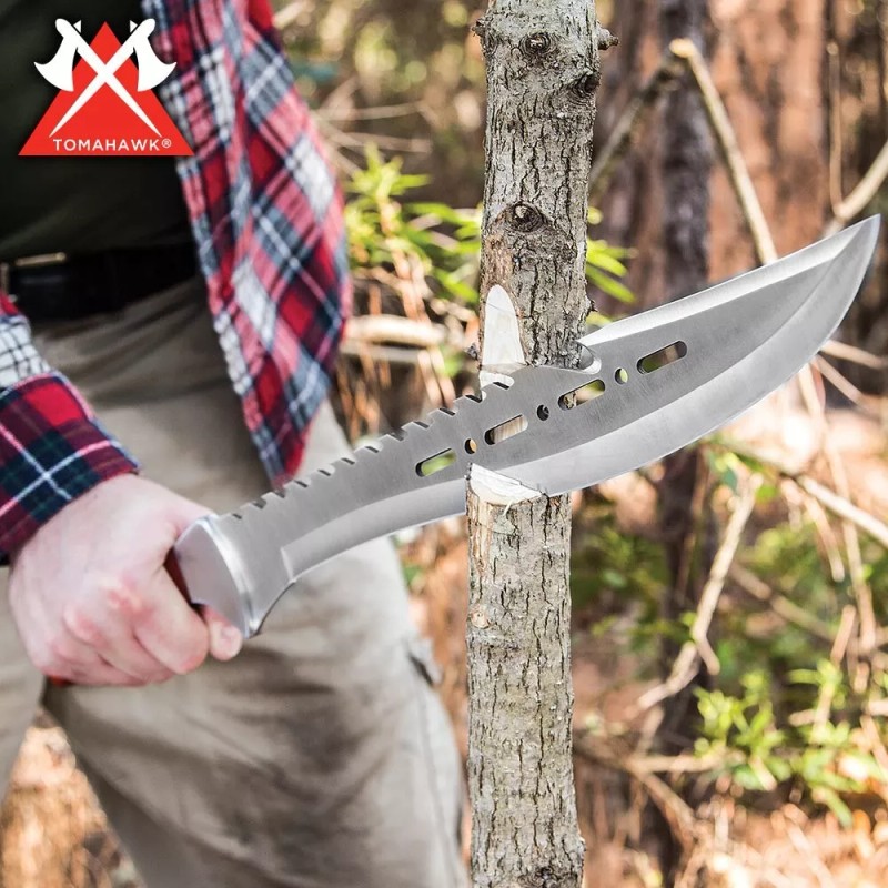 Tomahawk Razorback Machete| Full-Tang | Nylon Shoulder Sheath | 21