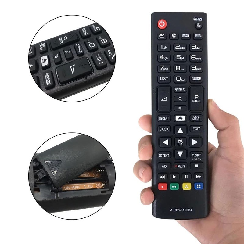 Replacement Remote Control for LG Smart TV AKB74915324