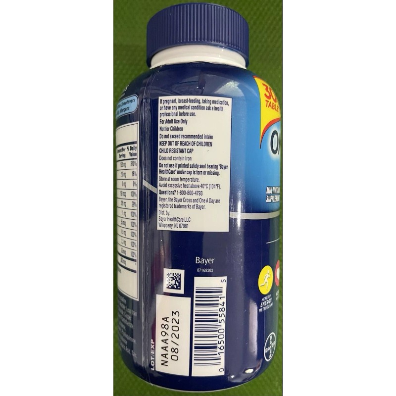 ONE A DAY MEN'S MULTIVITAMIN MULTIMINERAL SUPPLEMENT 300 TABLETS