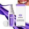 Lila Zahnpasta für Zahnaufhellung-Purple Toothpaste for teeth whitening-weiße zähne (1