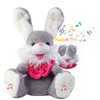 iEasey Kids Cute Peek A-Boo Singing Talking Bunny Toy with