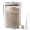 LivLab 20-25 lbs Rice Dispenser,10.5 Qt/10 L/22-25 lbs Rice Container