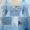 SANNYHHOOT - Disfraz de Princesa para niñas, 1blue with Accessories,