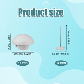 12pcs Duvet Pin Duvet Cover Clips, One Key to Unlock Comforter Snaps Non Slip Bedding Fasteners Comforter Button Holder for Curtains Quilts Cushions (White)