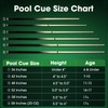 JAGTOP Pool Cue Sticks 52" Set of 2 Billiard Cue