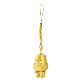 Sanrio 341801 Gold Pika Netsuke My Melody Lanyard Keychain