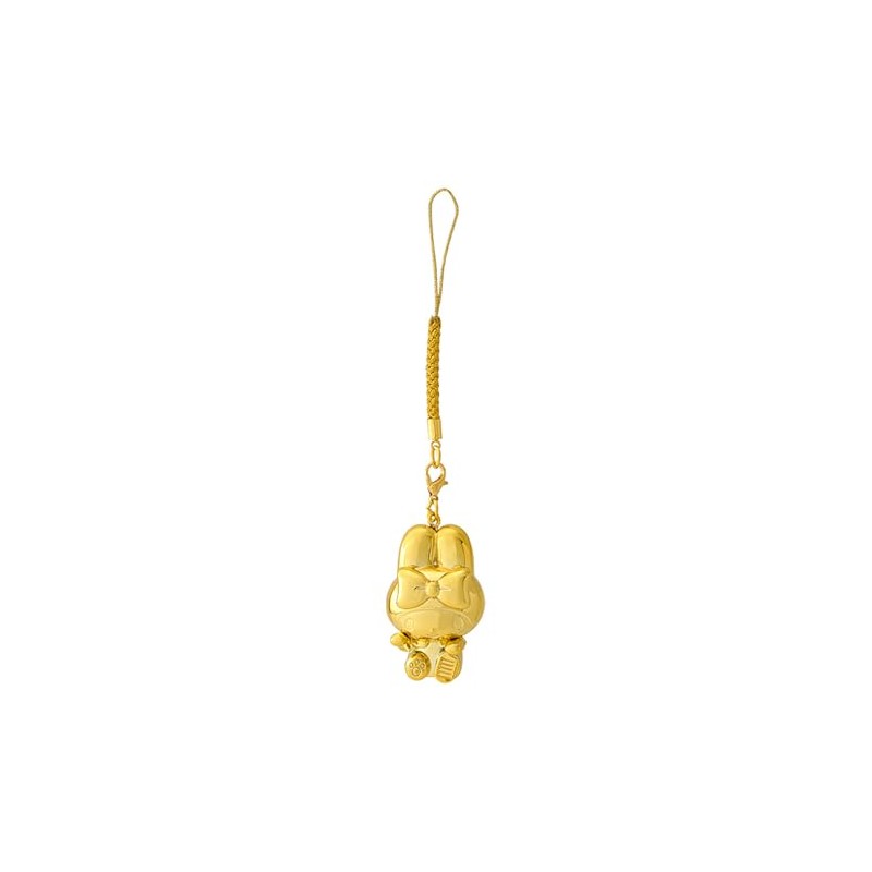 Sanrio 341801 Gold Pika Netsuke My Melody Lanyard Keychain