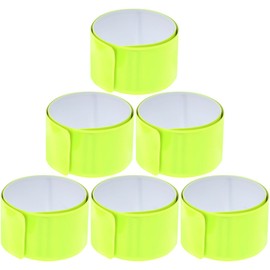 VANZACK 6 Piezas círculo de papá Banda Reflectante de Noche Chaleco Reflectante Cinta reflejante Banda Reflectante a presión Accesorio de Banda Reflectante reflexivo Cinta reflectiva