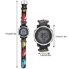Multifunction Electronic Wrist Watches Luminous Waterproof Cartoon LED Children Watch