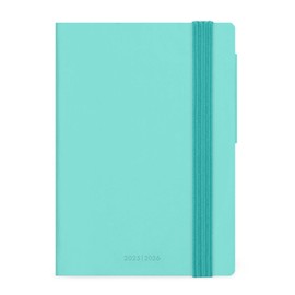 Legami - Weekly Planner 2025-2026, Aquatic Awe, 16 Months, Small, Calendar from September 2025 to December 2026, Closure with Elastic Band, FSC Certified Paper, Monthly Planner, 9.5 x 13.5 cm