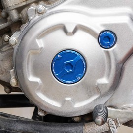 NICECNC Timing Cap Engine Plug Compatible with Yamaha Raptor 700 2006-2020 2021 2022 2023, 700R 2009 2010 2011 2012 2013 2014-2024, YFZ450R YFZ450X,Grizzly Kodiak Rhino Viking 700, See Fitments Blue