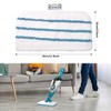 5 pcs Mop Pads Replacement,Washable Mopping Pad Accessories for FSM1610/