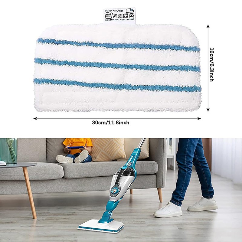 5 pcs Mop Pads Replacement,Washable Mopping Pad Accessories for FSM1610/