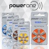 PowerOne Size 10 Hearing Aid Batteries - 50 x 6