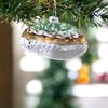 Cody Foster & Co Baked Potato Glass Ornament, Realistic Food-Themed