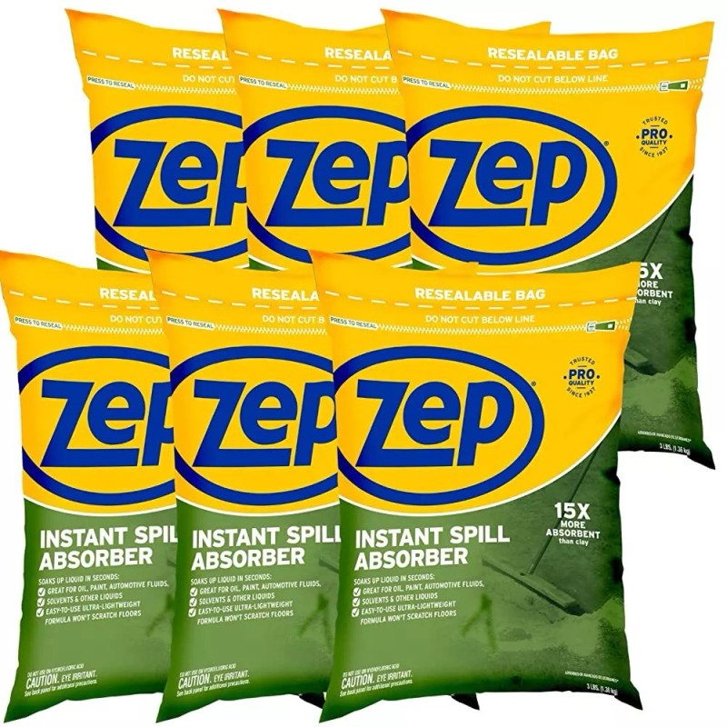 Zep Instant Spill Absorber - 3 Lb Bag (Case of