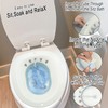 XIRENE Foldable Sitz Bath for Hemorrhoids, Toilet Seat Kit for