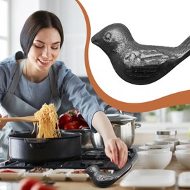 Lucky Iron Bird,Animal Cast Iron | Dietary Support Sparrow Cooking Tool for Meals Daily Kitchen Dining Table Stove Home Men Women Collectible Athletes